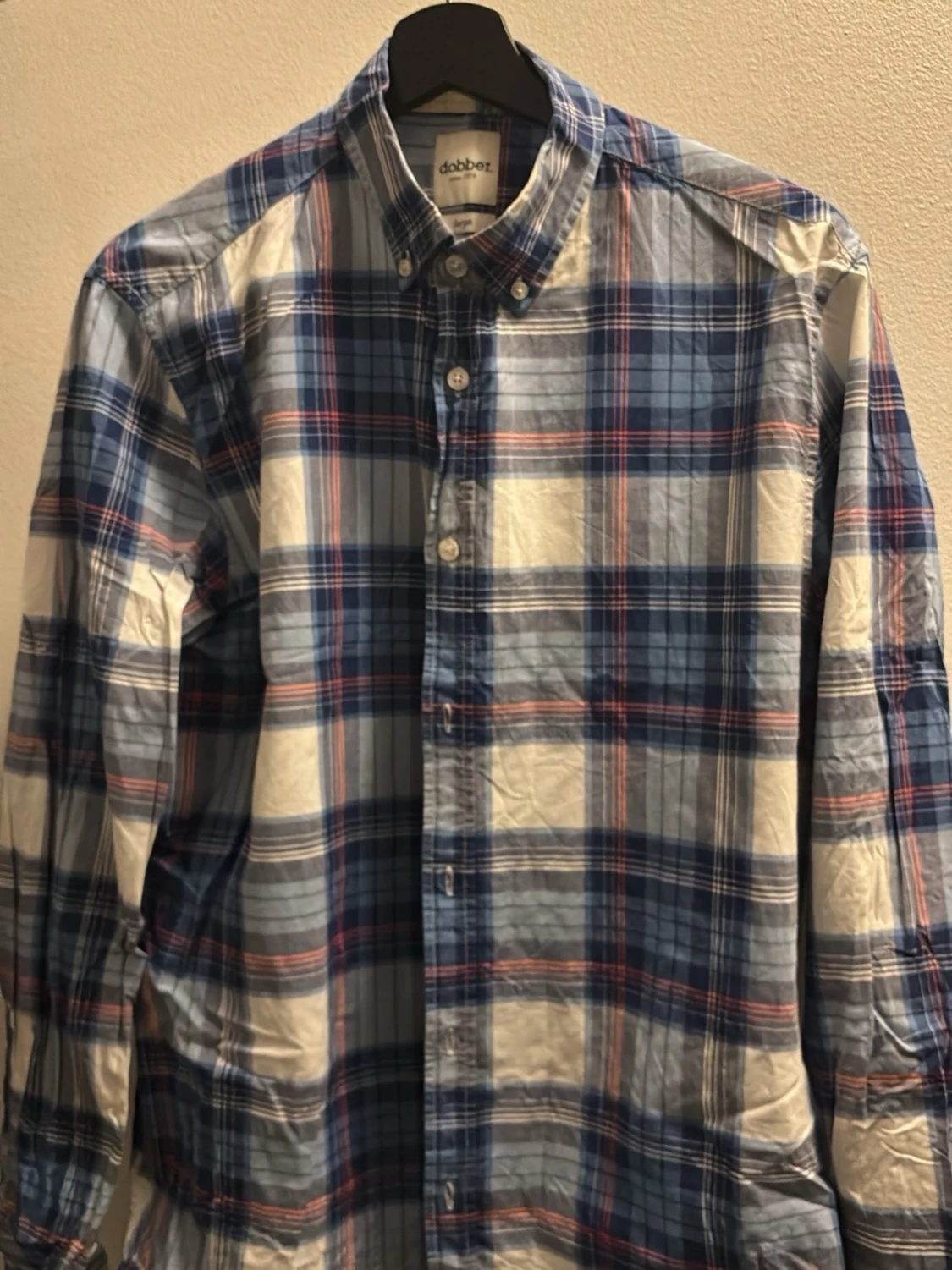 Rutig skjorta från Dobber i blått