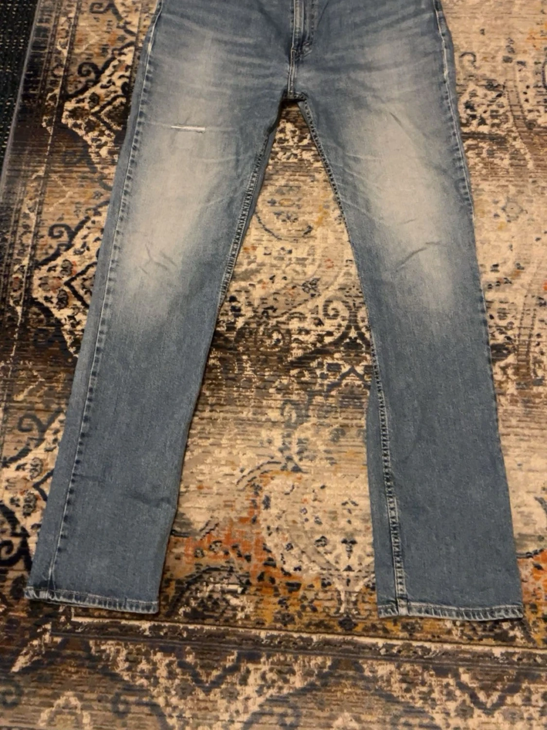 Levi's 501 ljusblå jeans straight fit