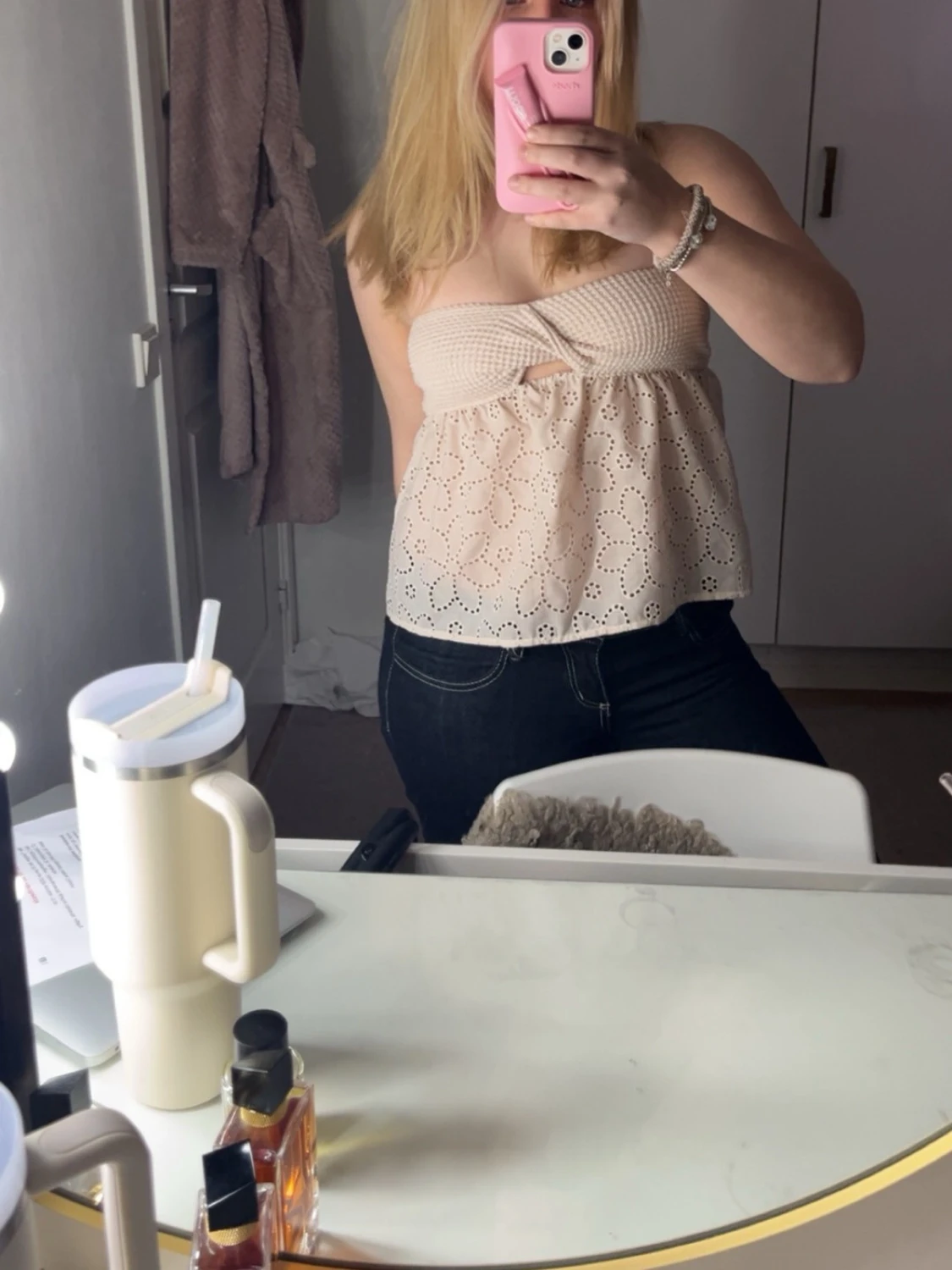 Beige topp - 1