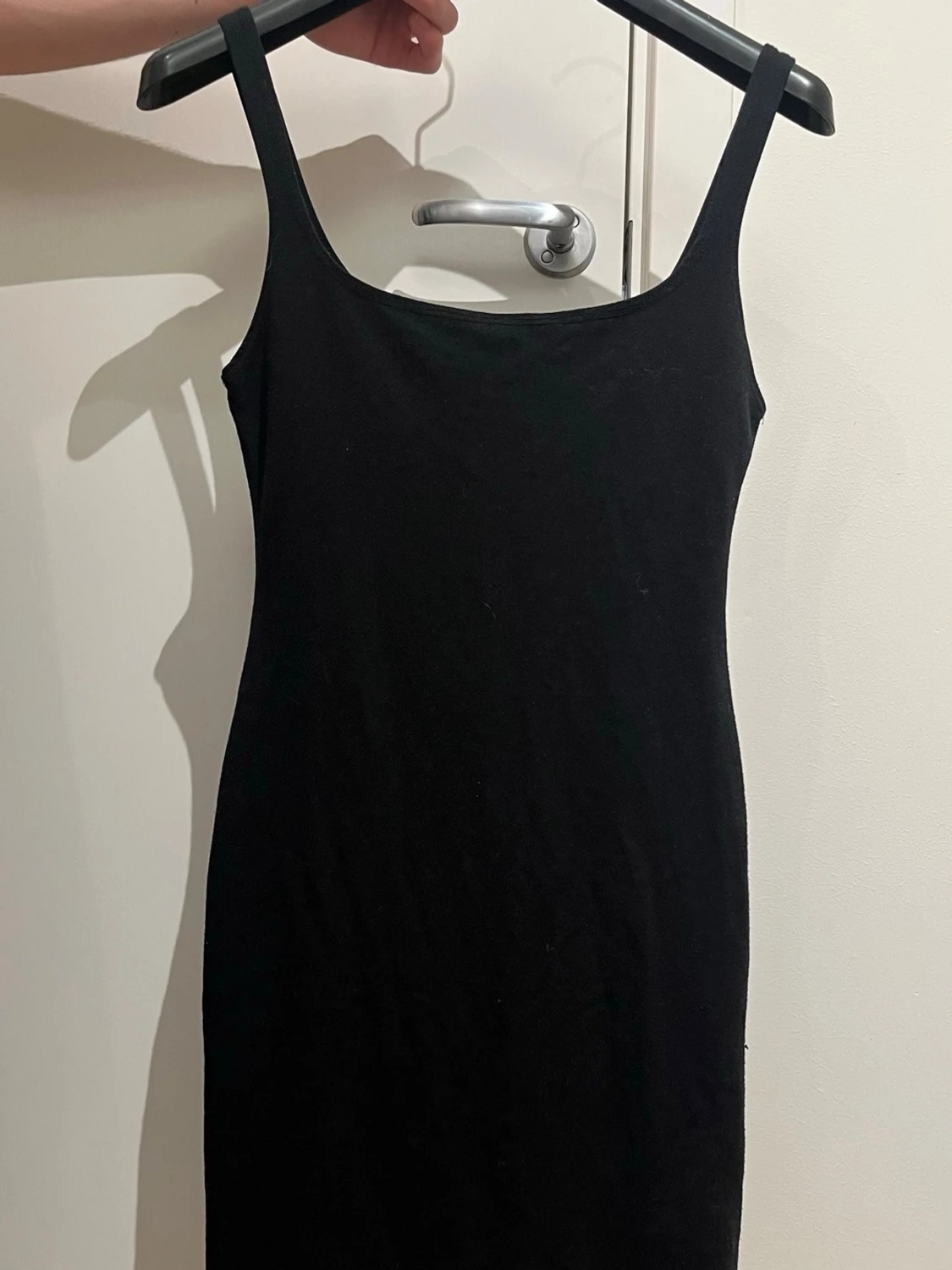 Svart tight klänning från Zara 