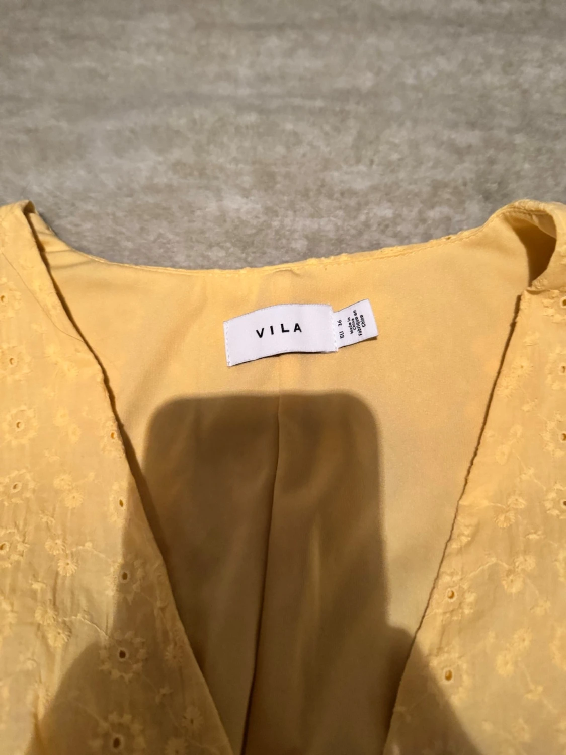 Gul kort klänning från Vila - 1