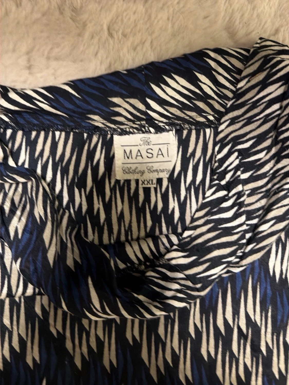 Mönstrad klänning från Masai XXL - 2