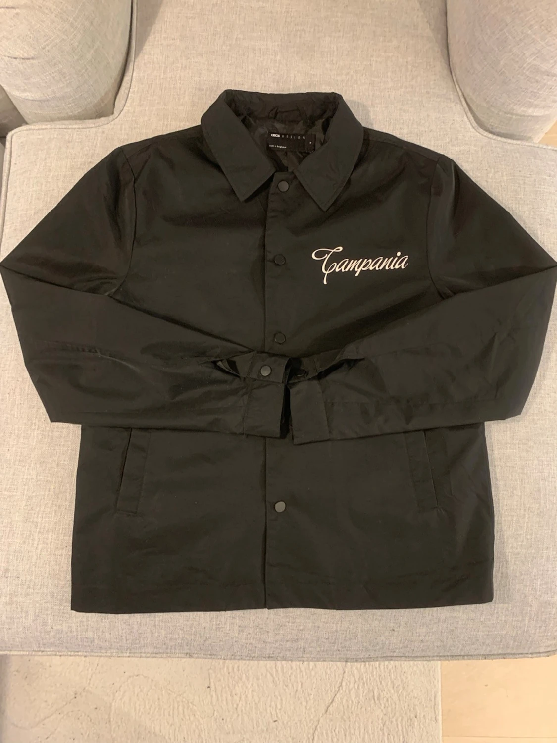 Svart overshirt från ASOS DESIGN