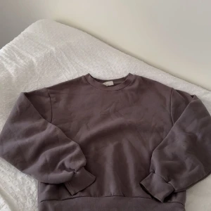 Brun sweatshirt från Gina Tricot XS - Mysig brun sweatshirt från Gina Tricot, basically basics-kollektionen. Tröjan har rund hals, ribbade muddar och en loose passform. Perfekt för chill dagar och enkel att styla med jeans eller leggings.