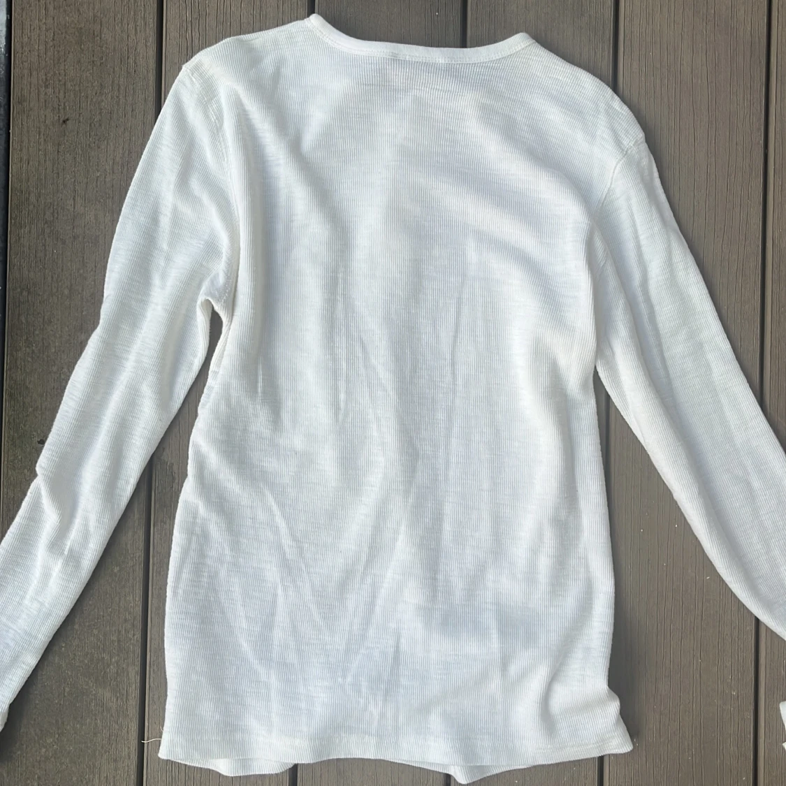 Vit Henley tröja - 2