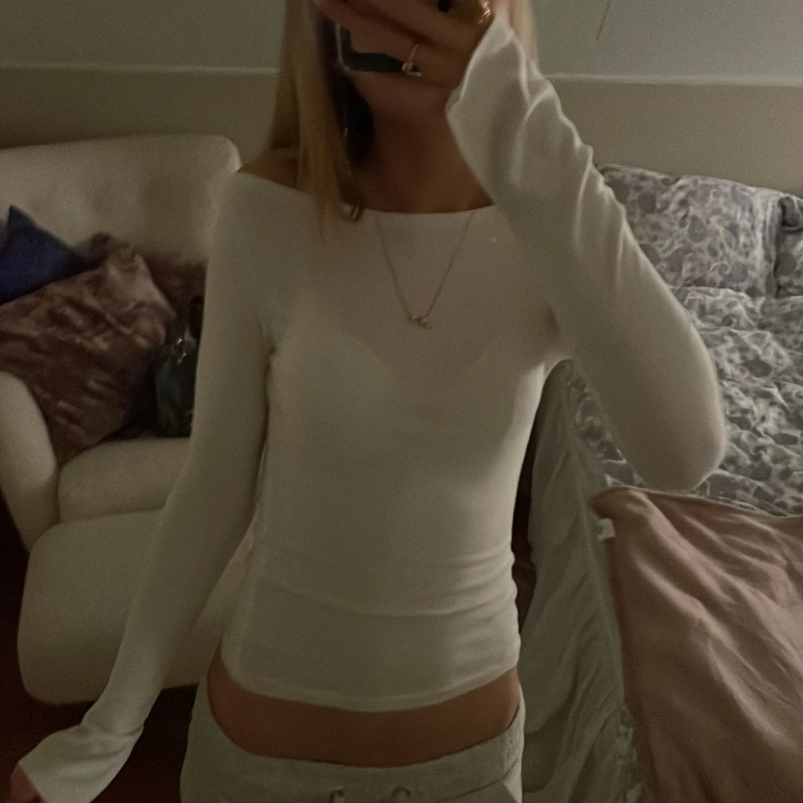 Jätte snygg vit topp💞 - 1