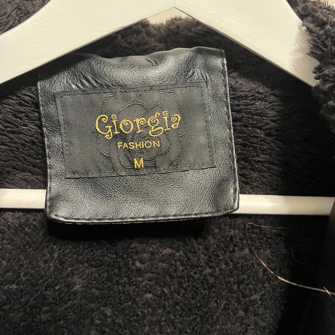 Svart pälsfodrad jacka Giorgia Fashion - 2