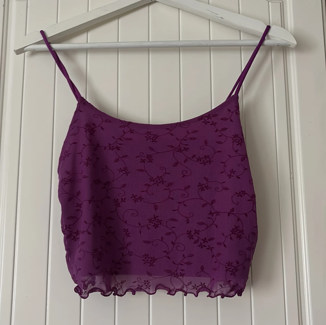 Lila mesh bolerotopp och linnetopp set - 1