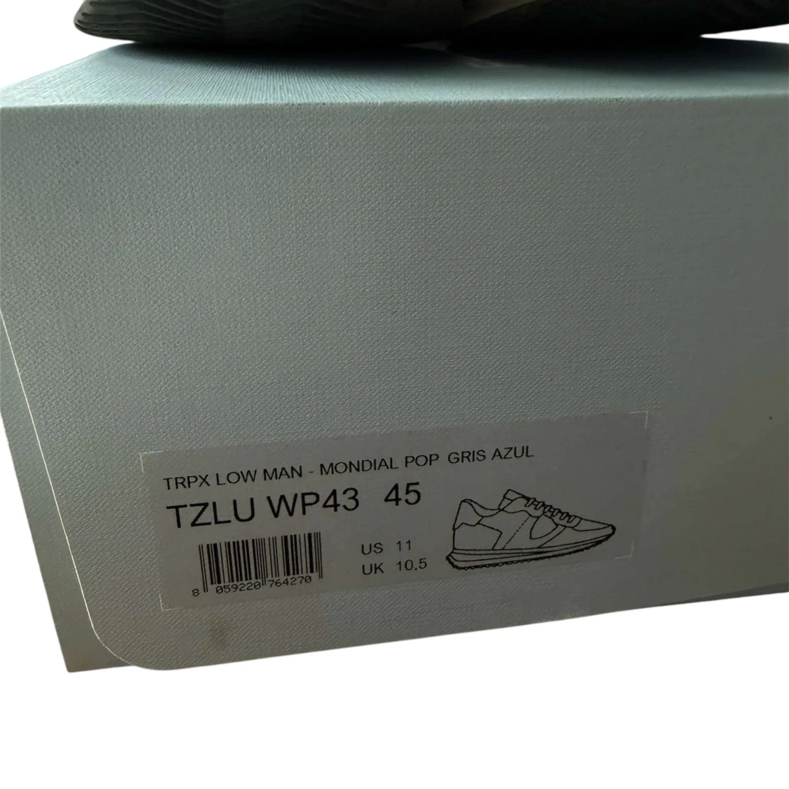 Philippe Model TRPX Low Man sneakers grå - 2