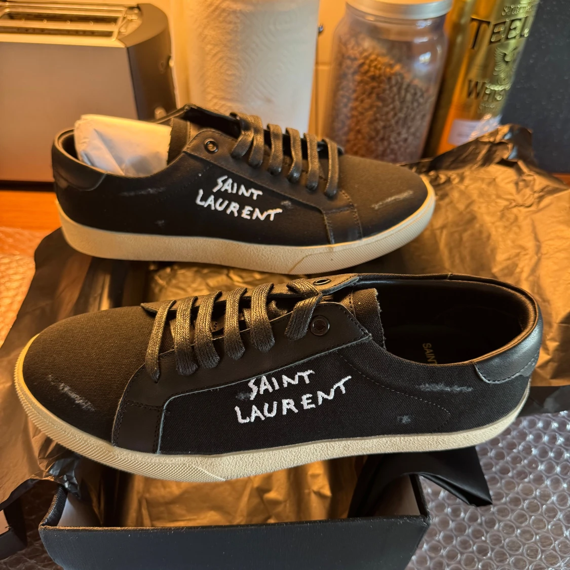 Saint Laurent svarta sneakers