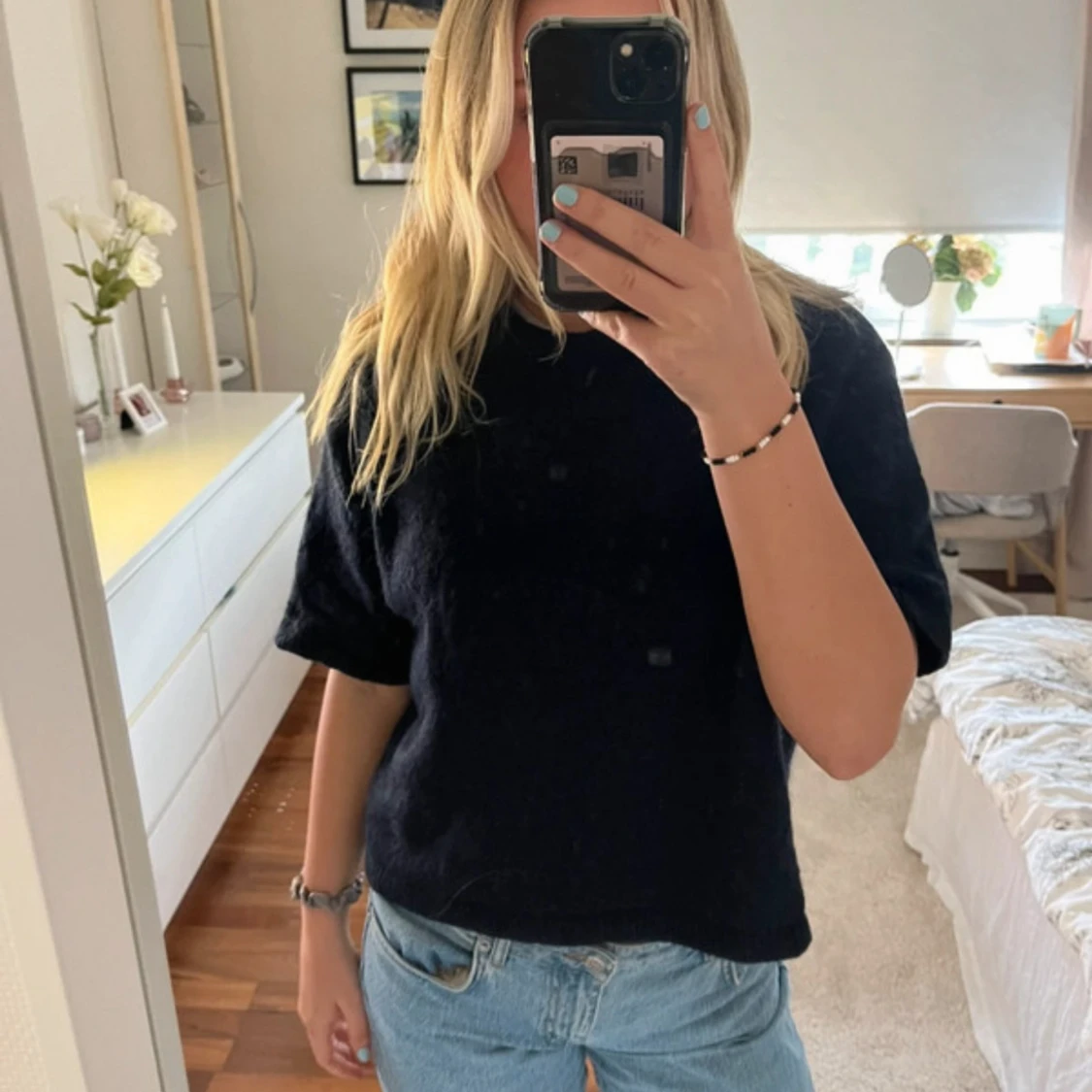 Stickad T-shirt  - 2