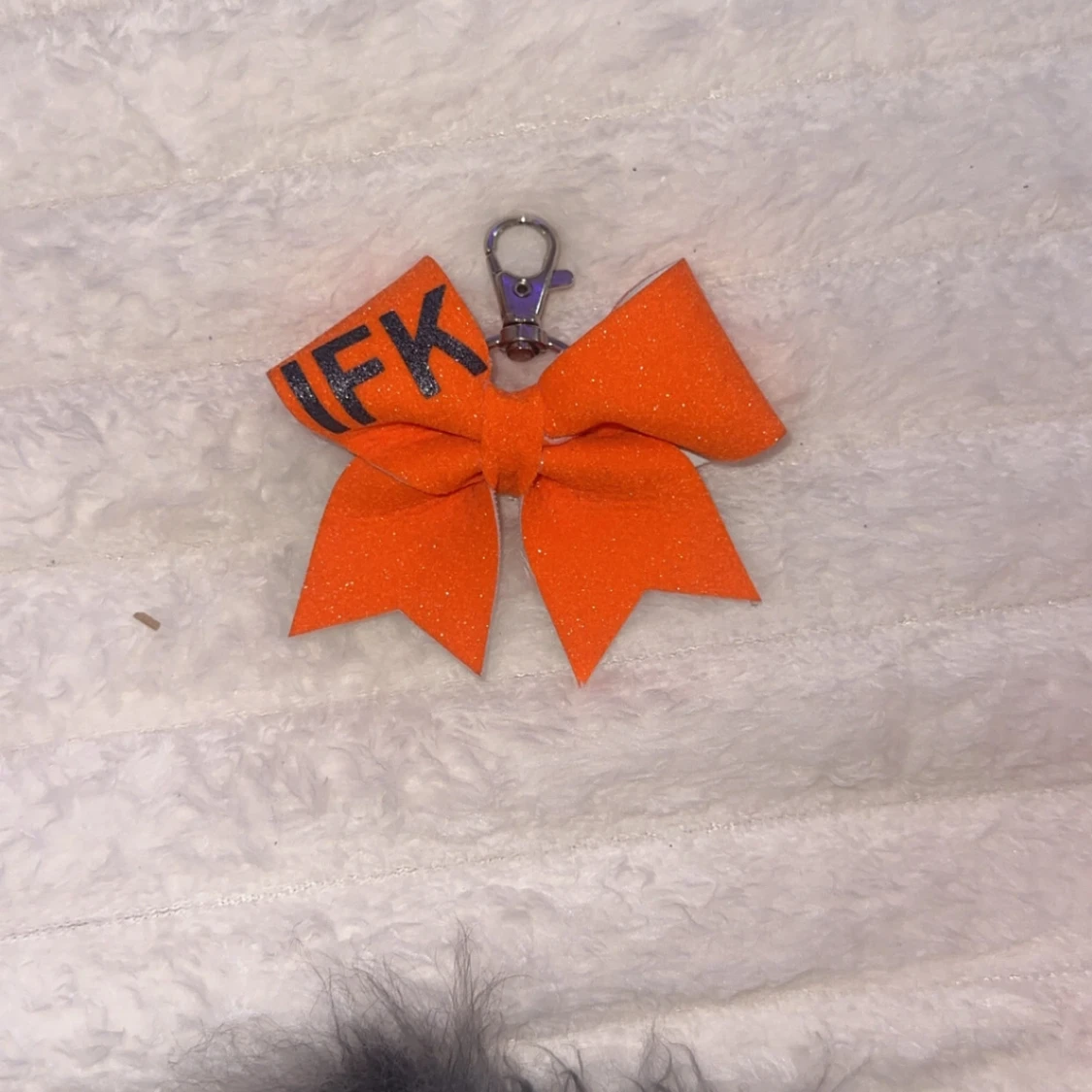 Glittriga cheer bows med nyckelring - 3