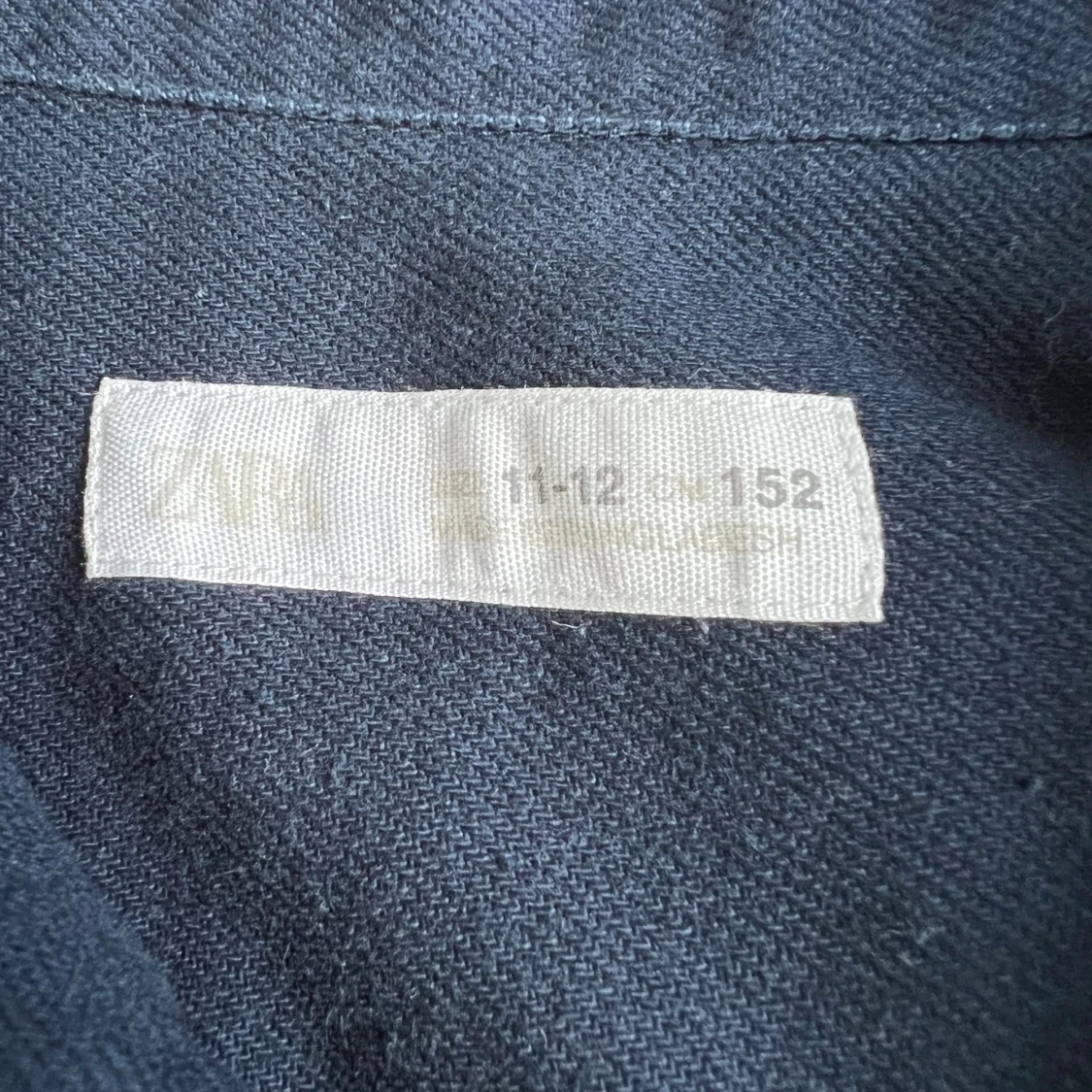 Mörkblå overshirt från Zara - 2