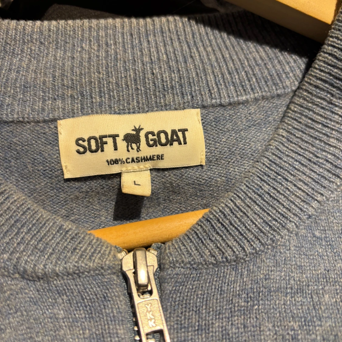 Blå kashmirkofta från Soft Goat - 2