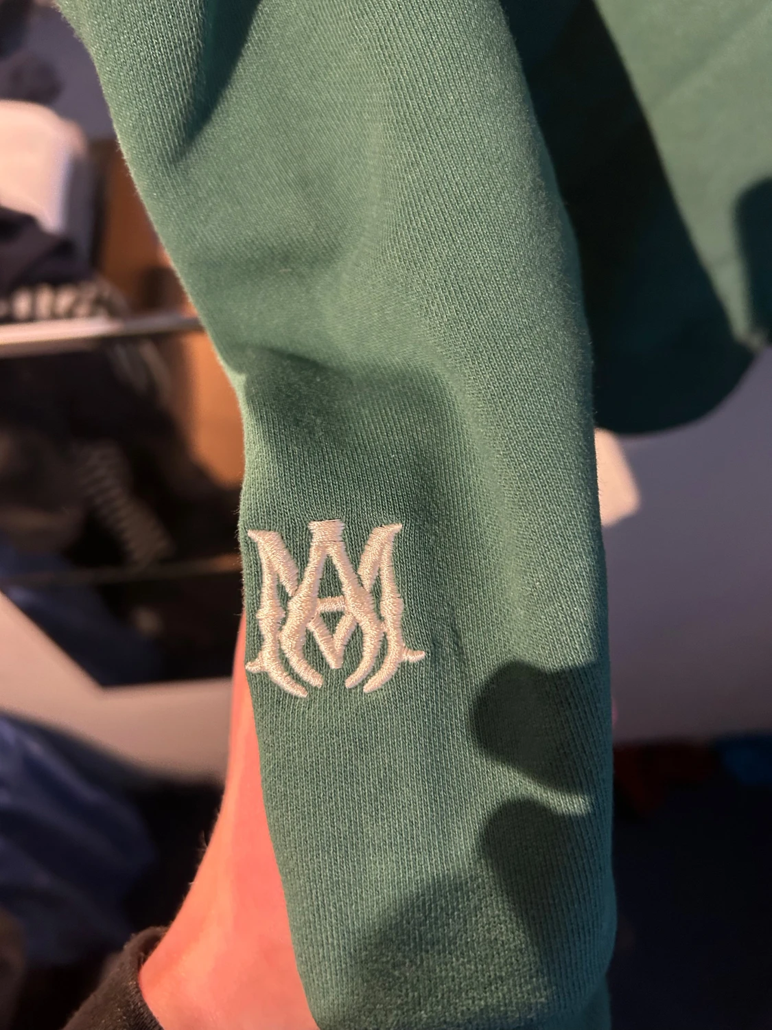 Grön AMIRI hoodie  - 3