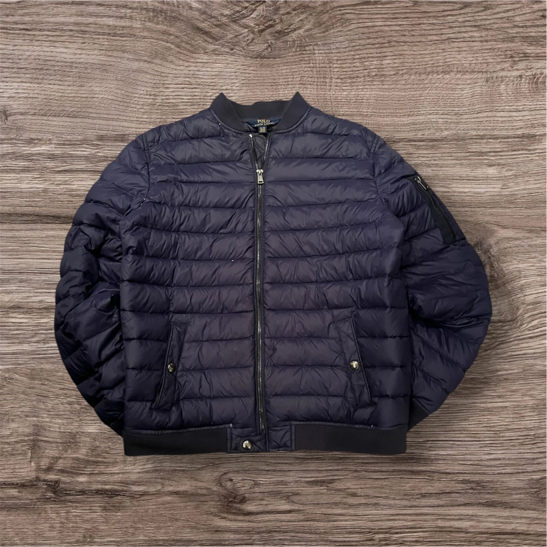 Mörkblå pufferjacka Polo Ralph Lauren