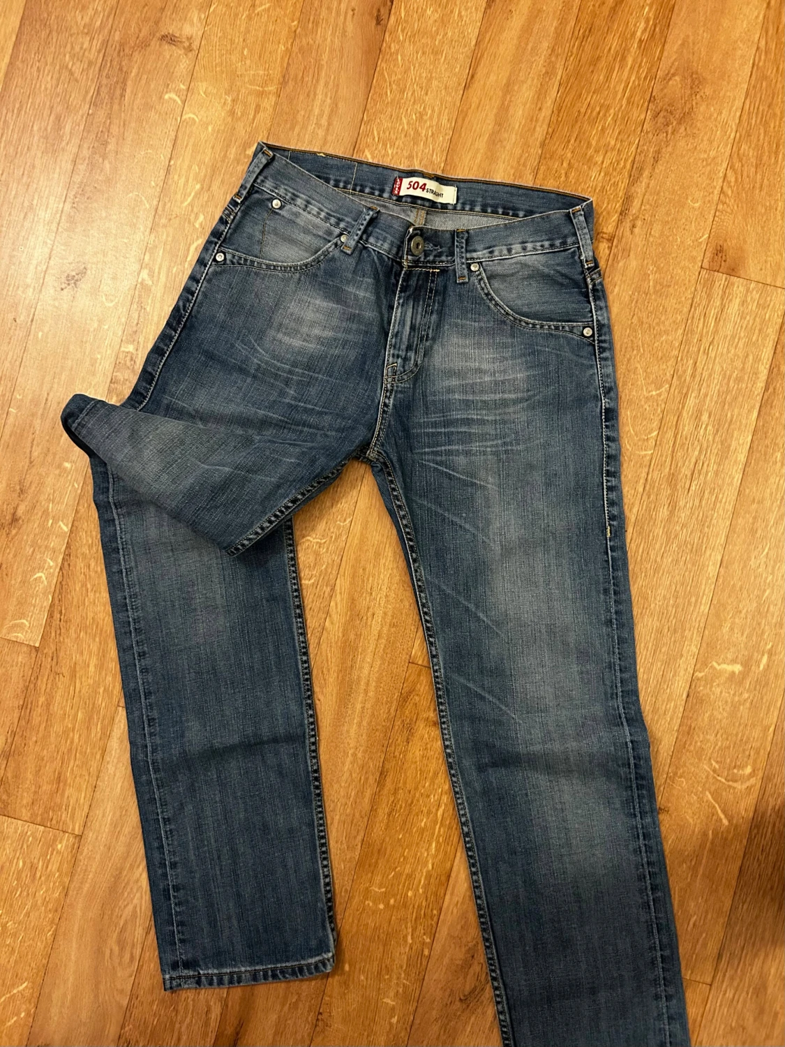 Levi's 504 straight jeans blå - 3