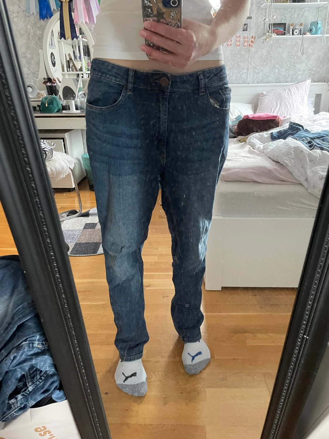 Blå jeans från Lindex