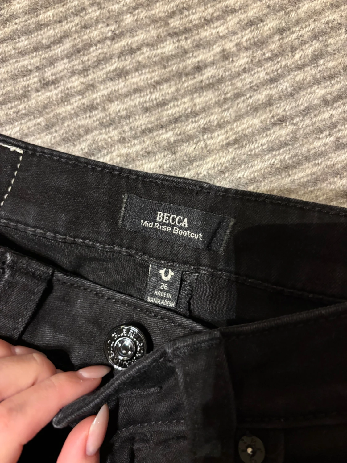 Svarta True Religion bootcut jeans - 2