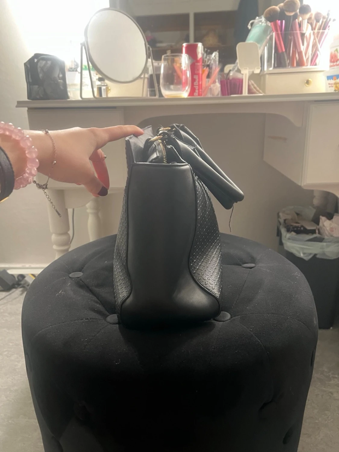 Svart handväska från Vezzano - 2