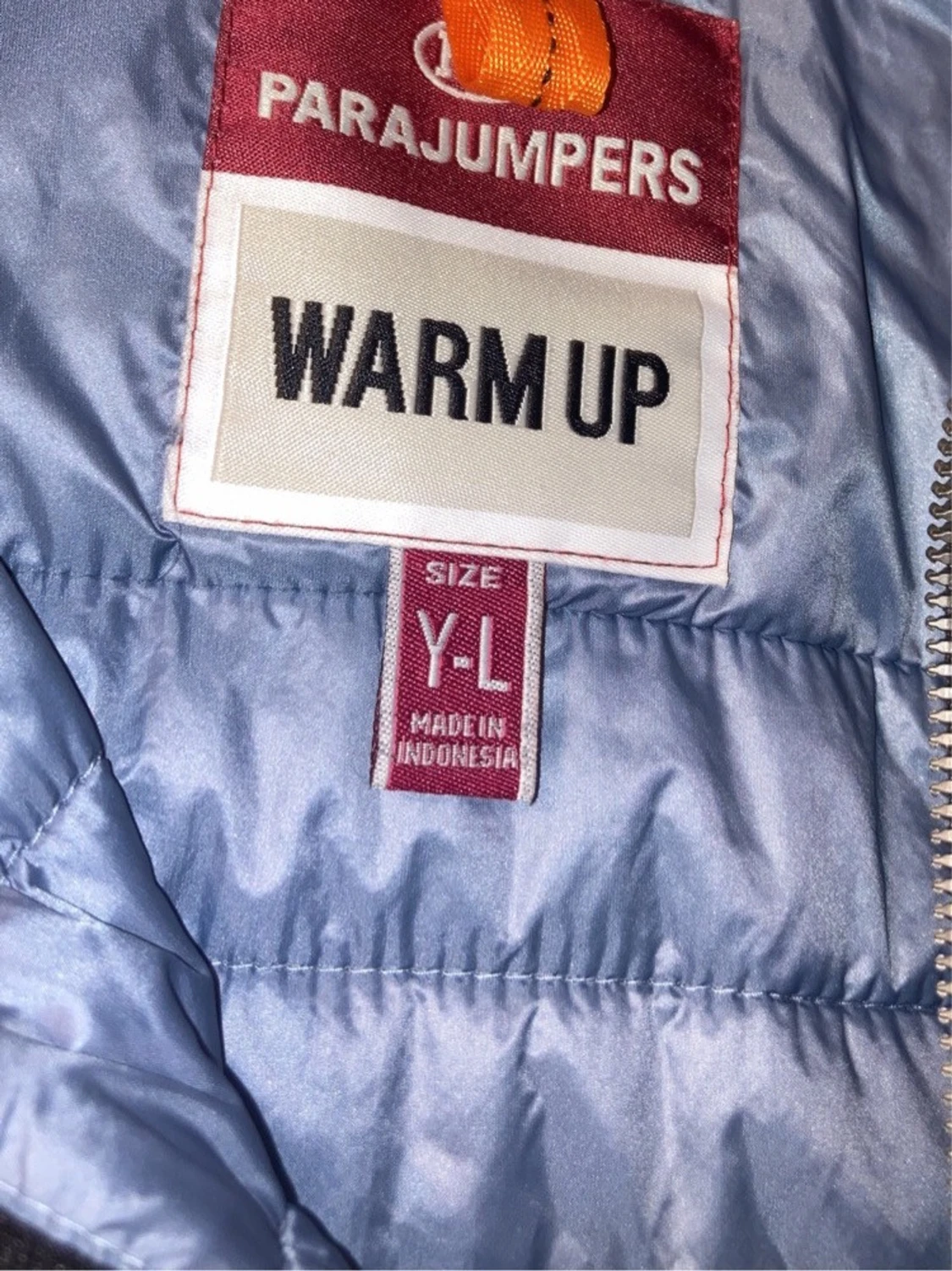 Blå quiltad vindjacka från p.j.s - 3