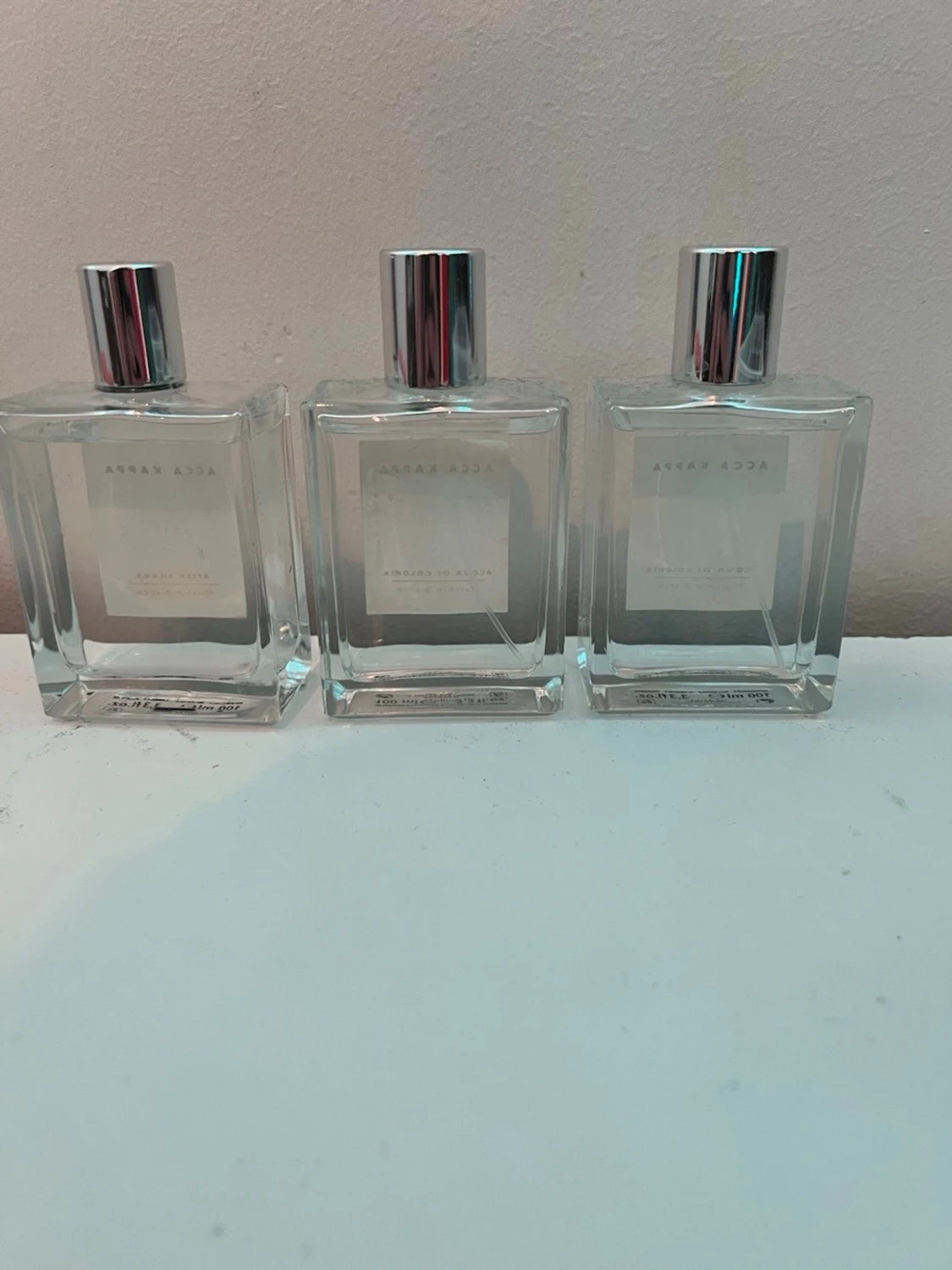 Acca Kappa Muschio Bianco – 3 st (2× Acqua di Colonia + After Shave) - 1