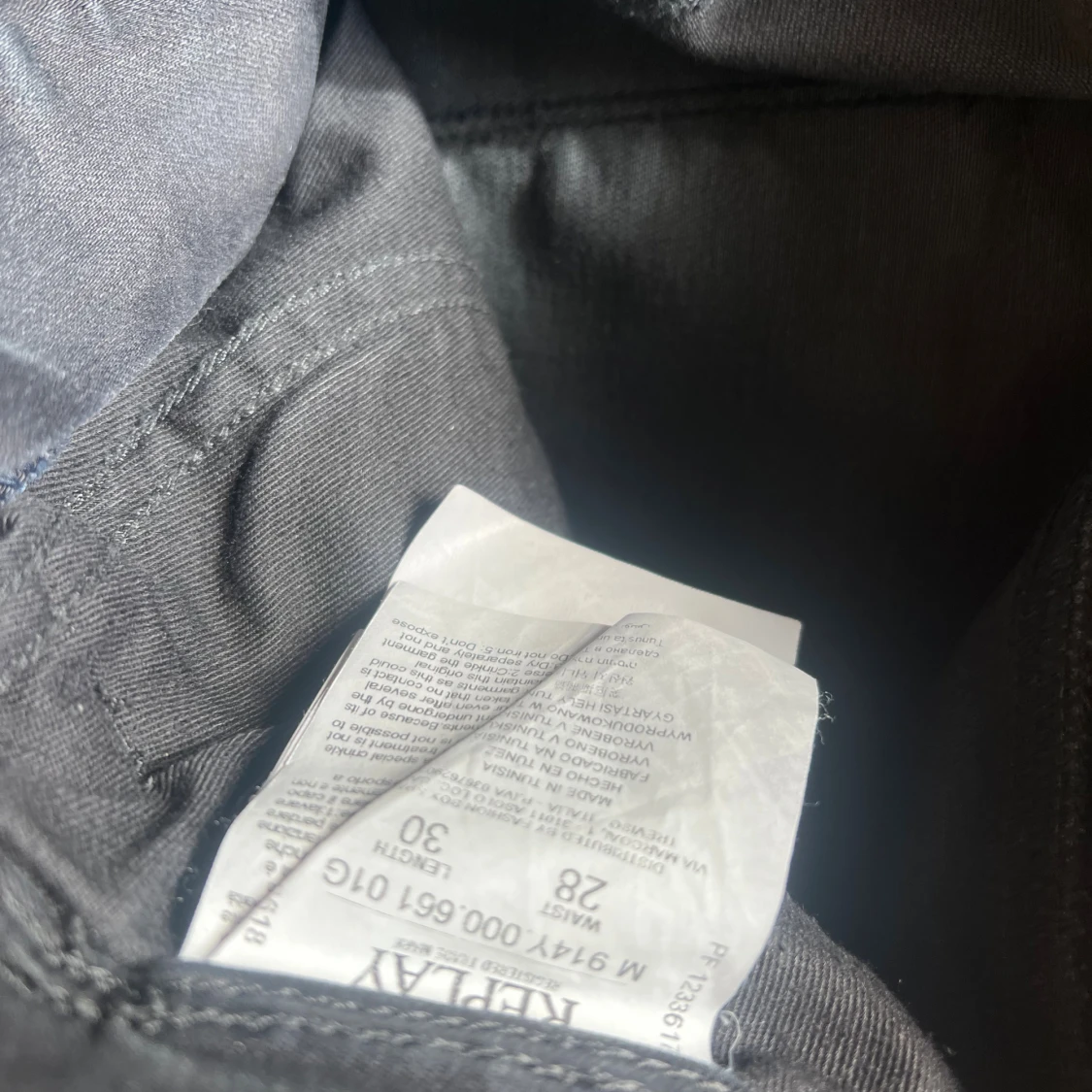 Svarta Replay Anbass jeans W28 L30 - 2