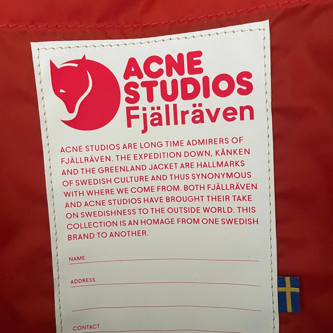 Fjällräven x Acne Studios ryggsäck - 4
