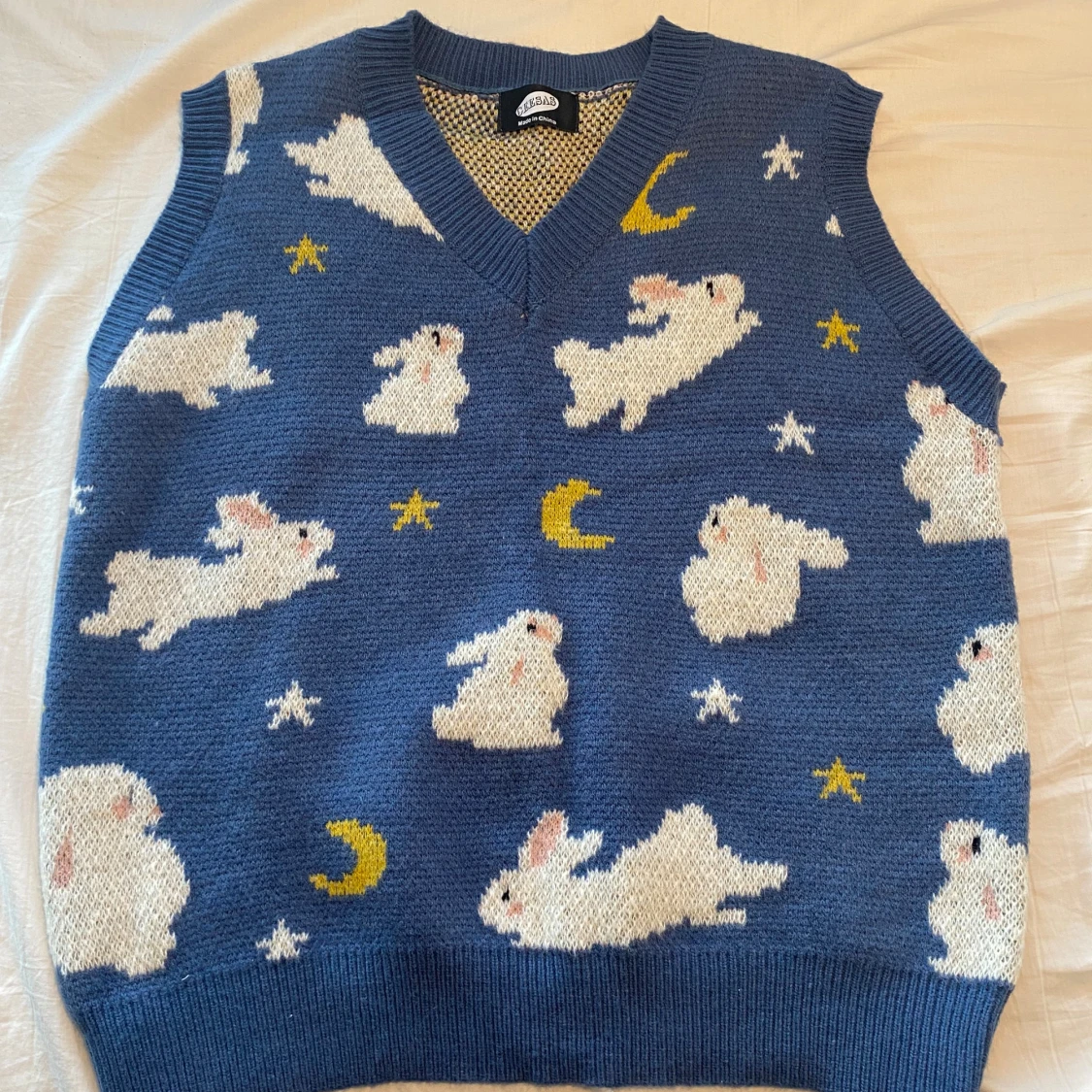 Stickad väst🐇 - 1