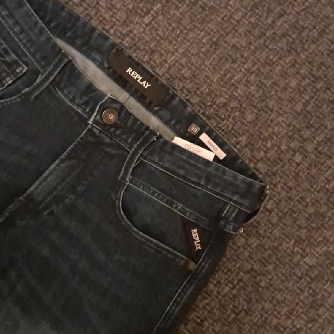 Replay Anbass mörkblå jeans herr - 2