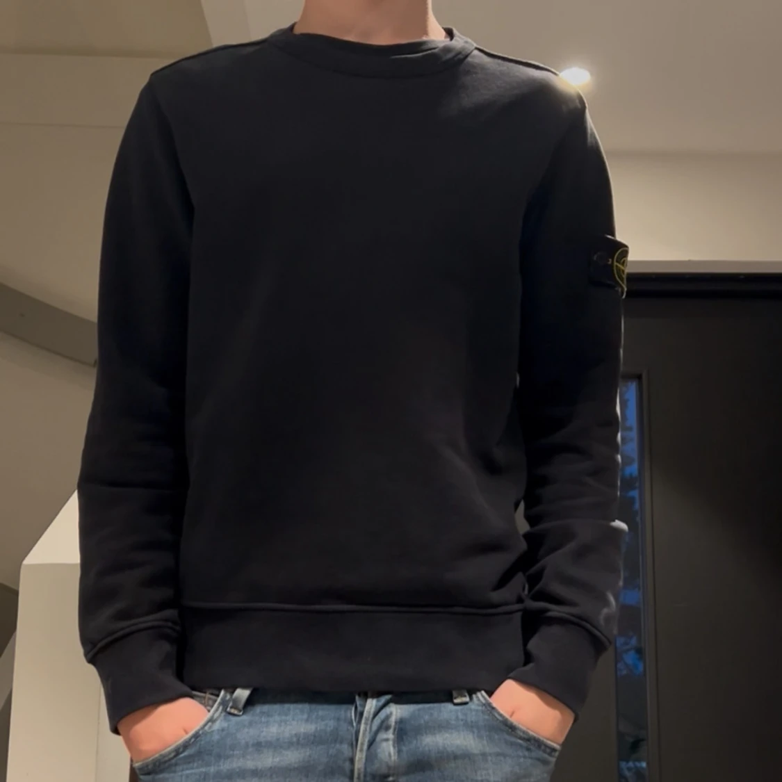 Svart Stone Island sweatshirt - 1