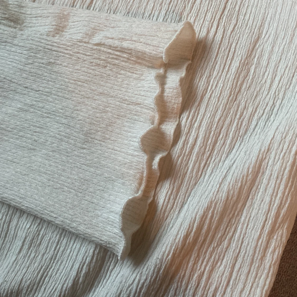 Vit långärmad topp från 157 storlek 150 - 4