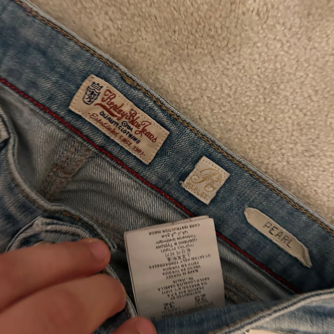 Replay ljusblå jeans Pearl 25/32 - 1