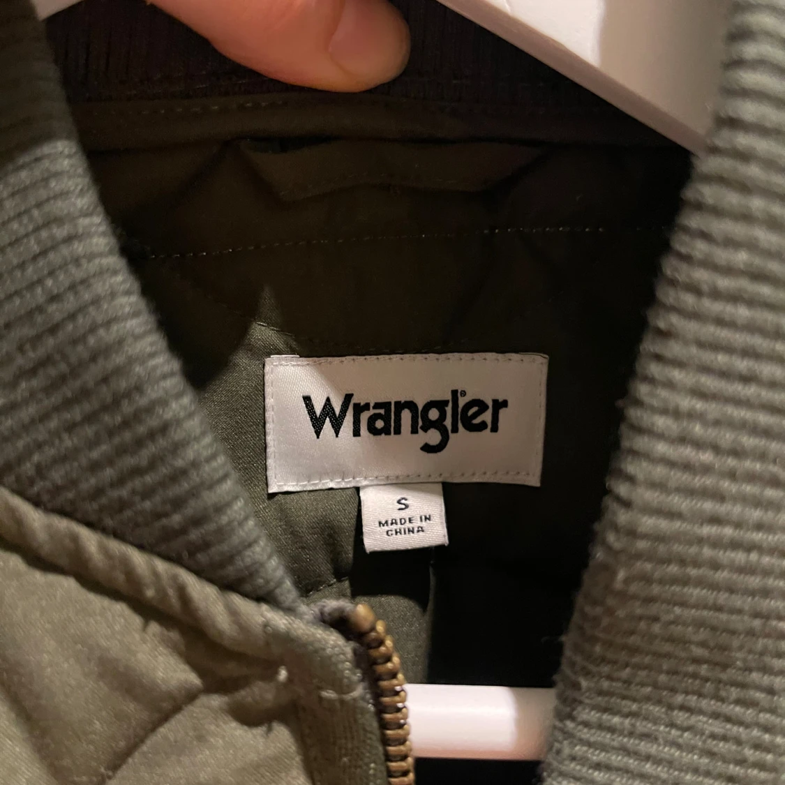 Quiltad grön dunväst från Wrangler - 2