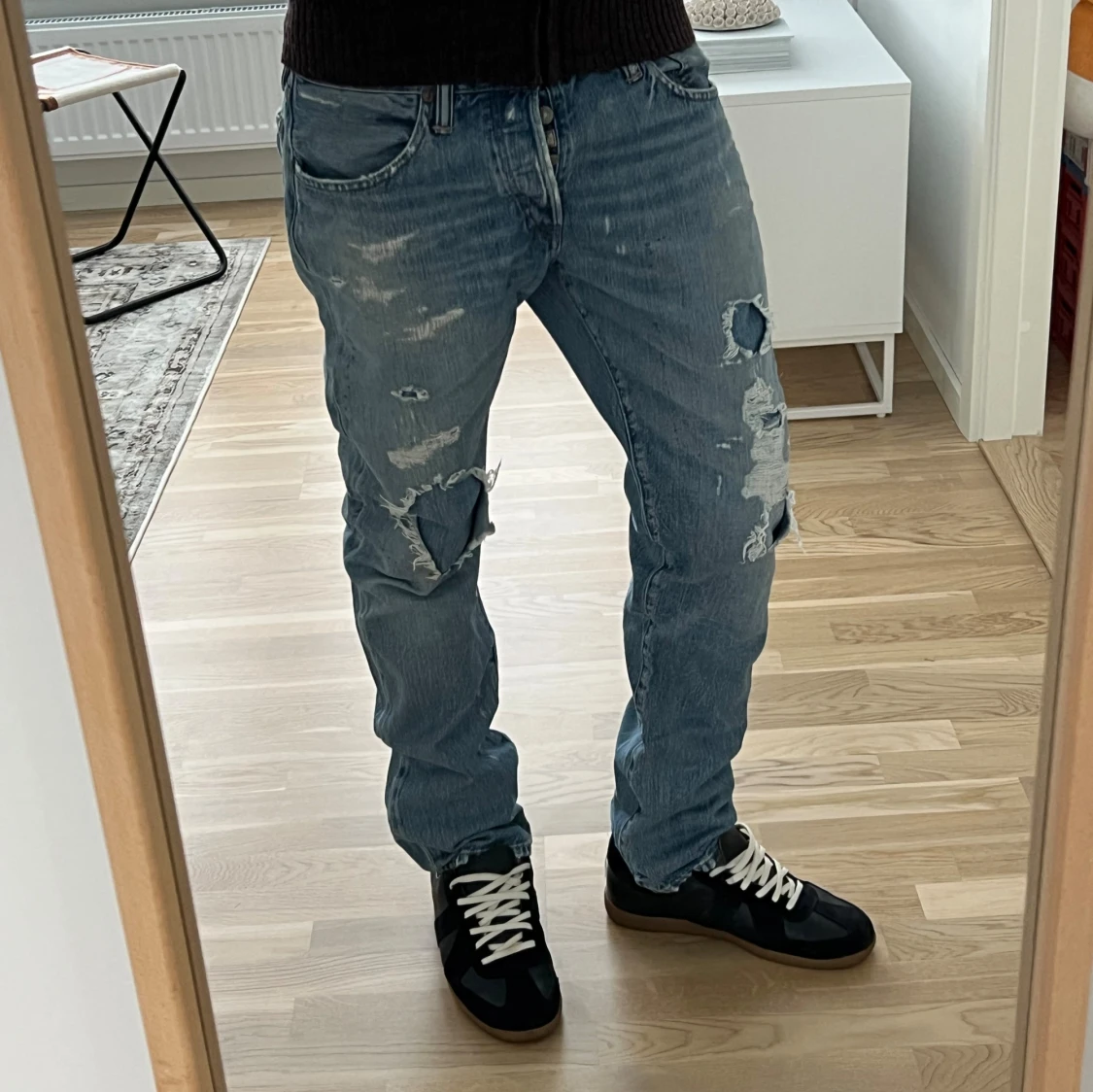 Ralph Lauren jeans med slitningar 