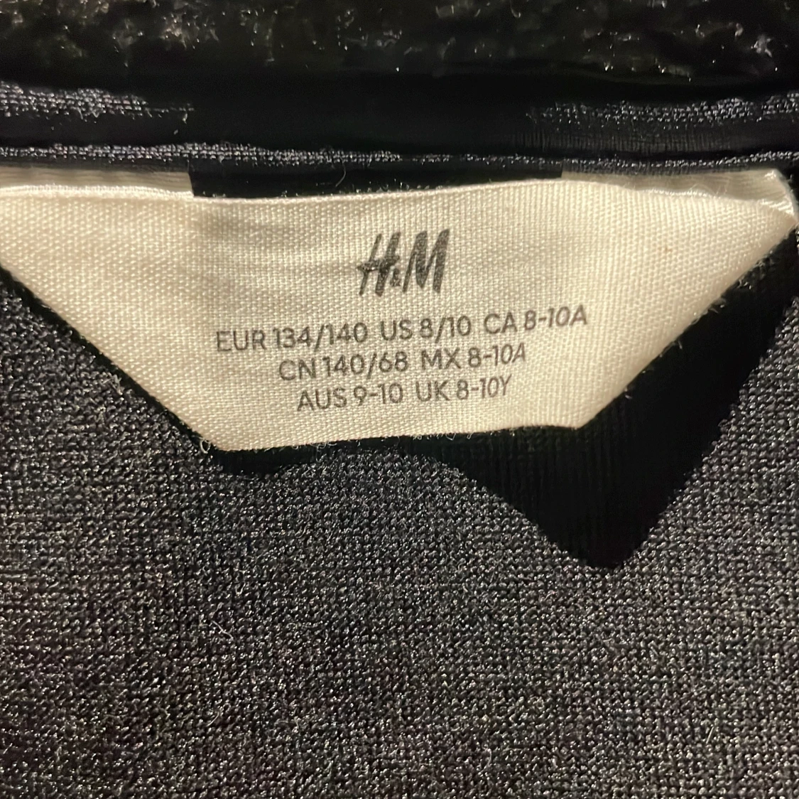 Svart teddyjacka från H&M med dragkedja - 2