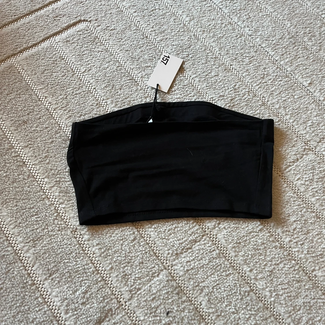 Svart bandeau tubtopp från 157