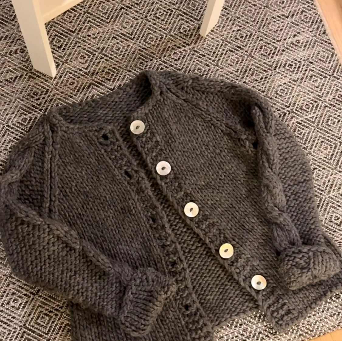 Cozy Gray Cardigan - 2
