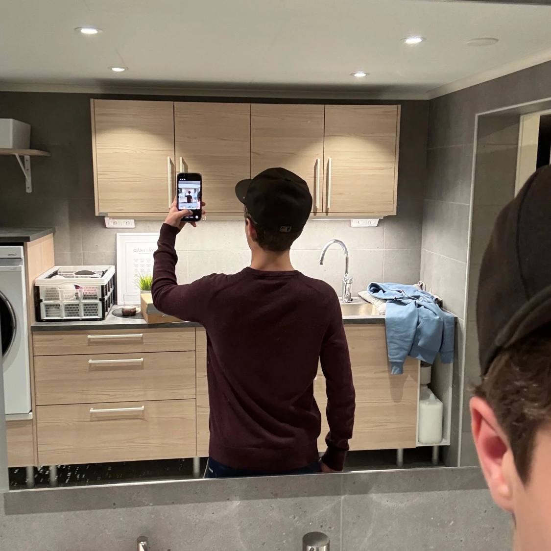 Stickad tröja från Morris i 100% merino ull - 2