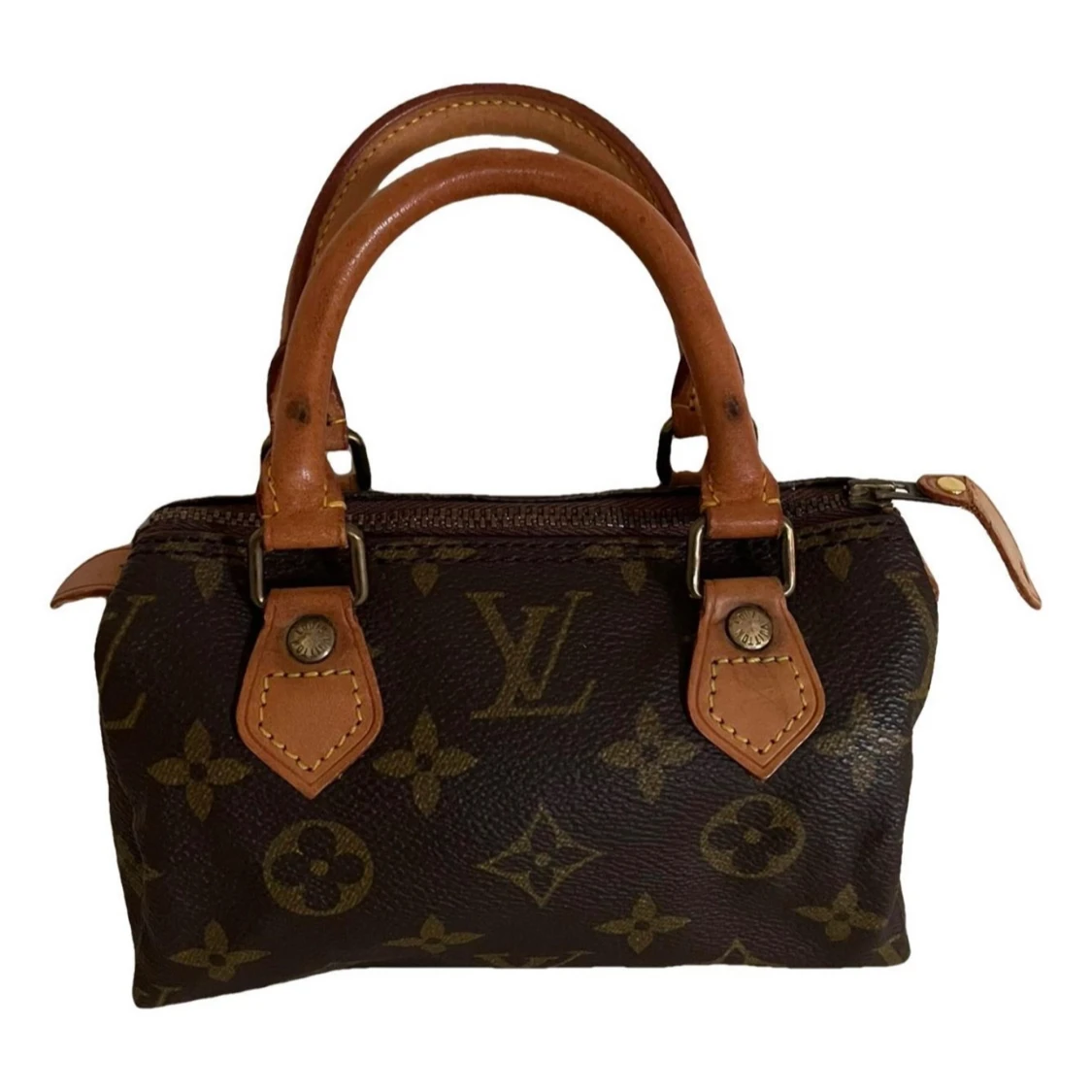 Louis Vuitton brun monogram handväska - 3