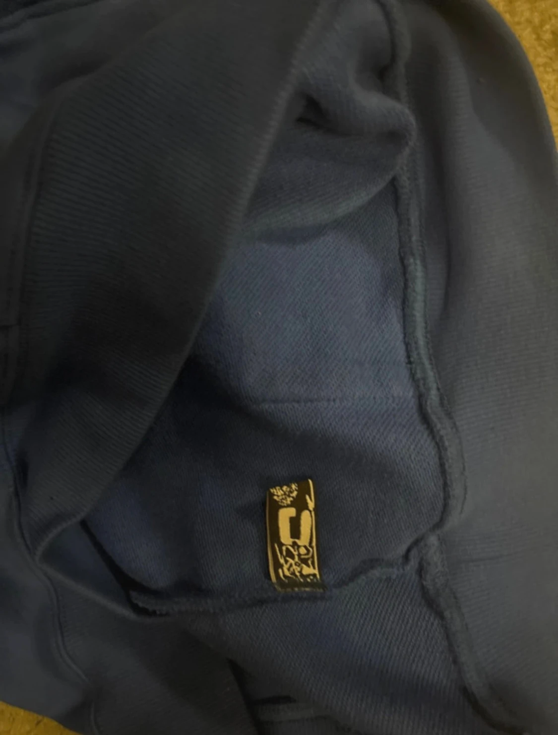 Blå hoodie från Spider med tryck - 3