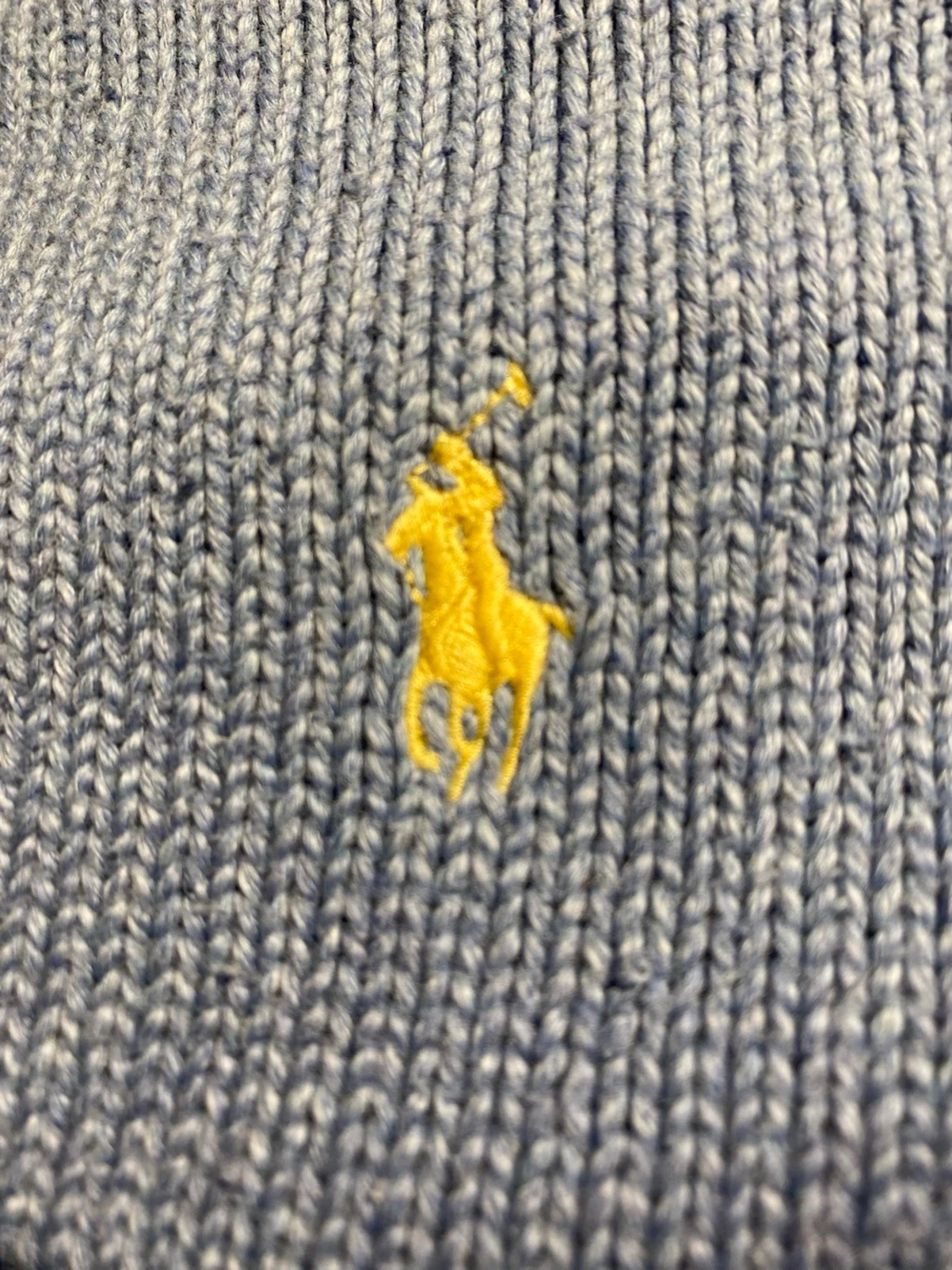 Blå stickad tröja Polo Ralph Lauren - 3