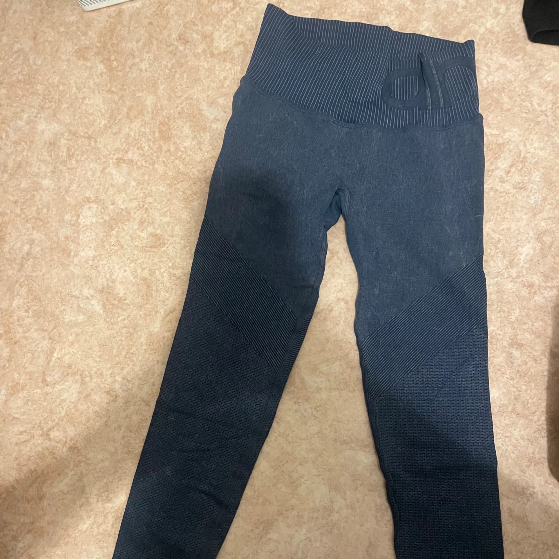 Mörkblå seamless leggings Aim'n