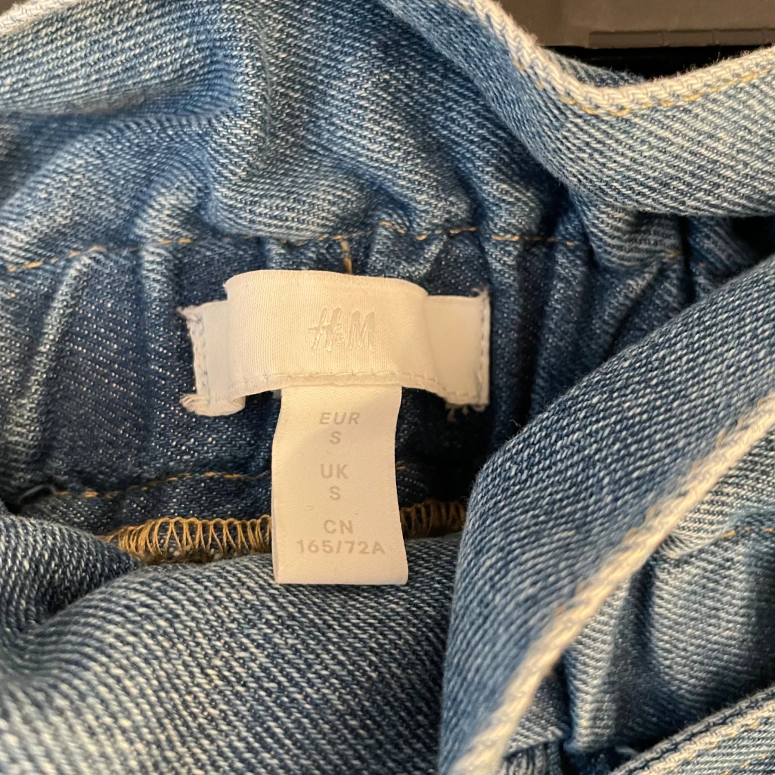 Lång jeanskjol med knyt från H&M - 2