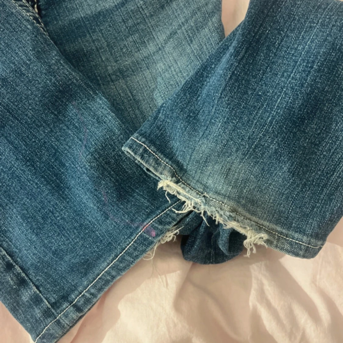 Blå bootcut jeans från Miss Me - 4