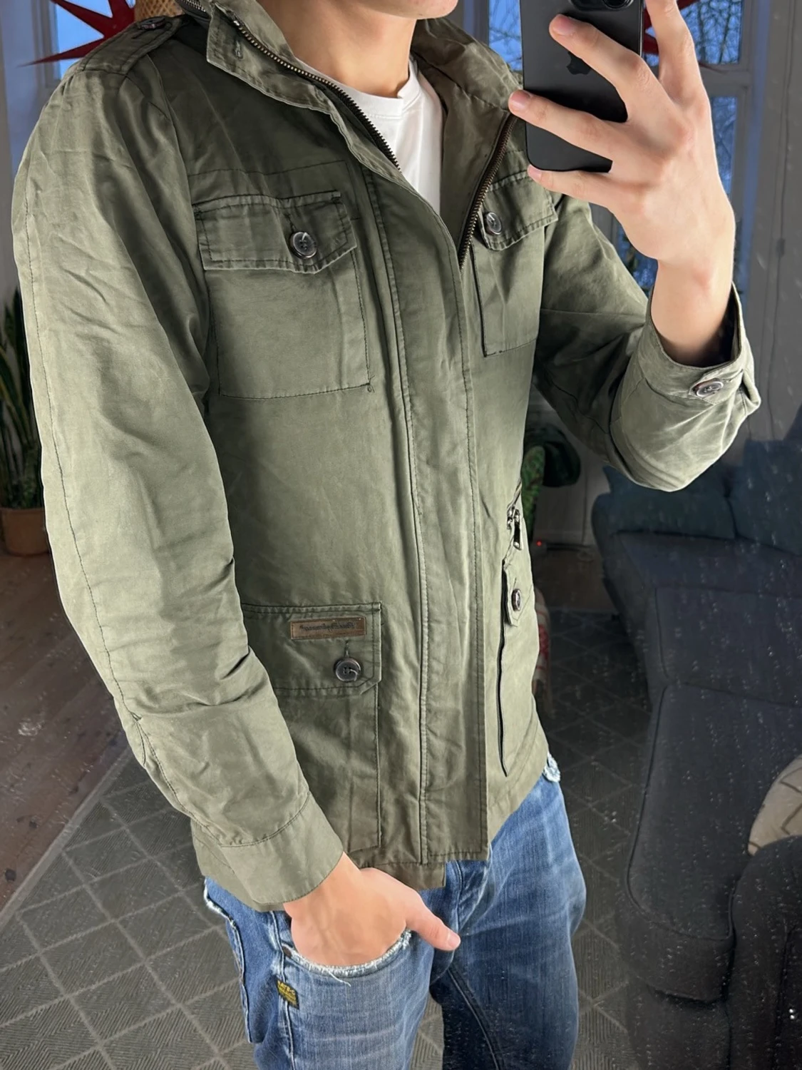 Fieldjacket Olivgrön