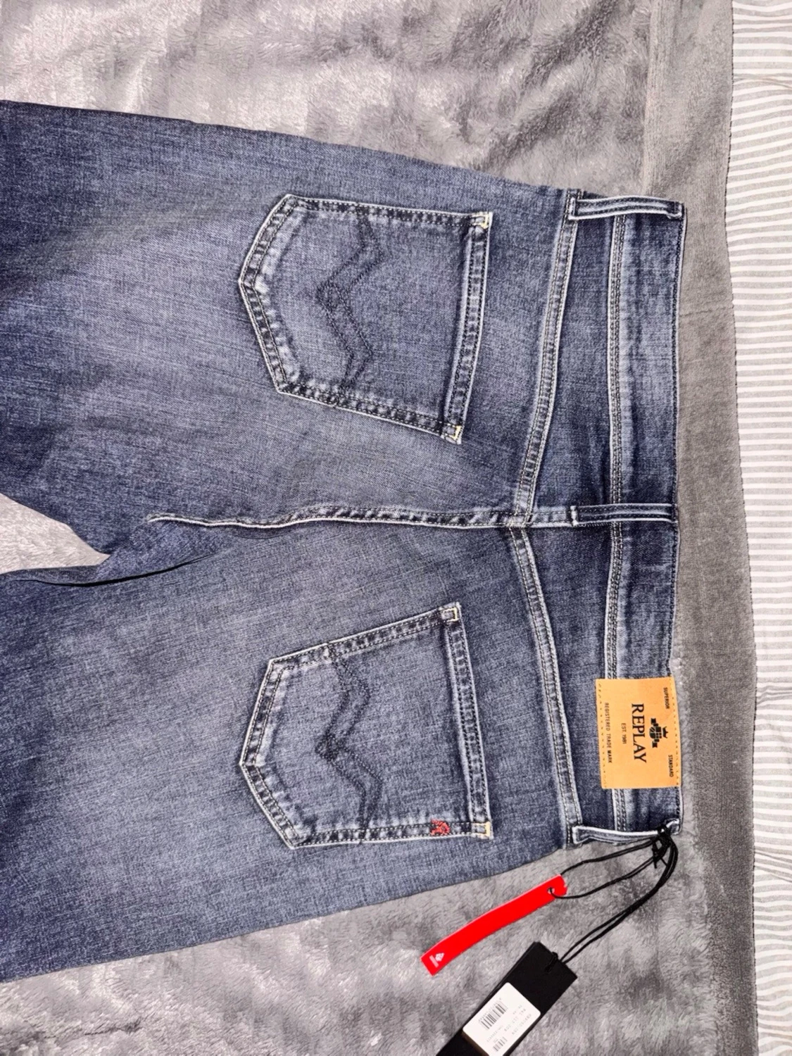 Replay Super Slim blå jeans - 2