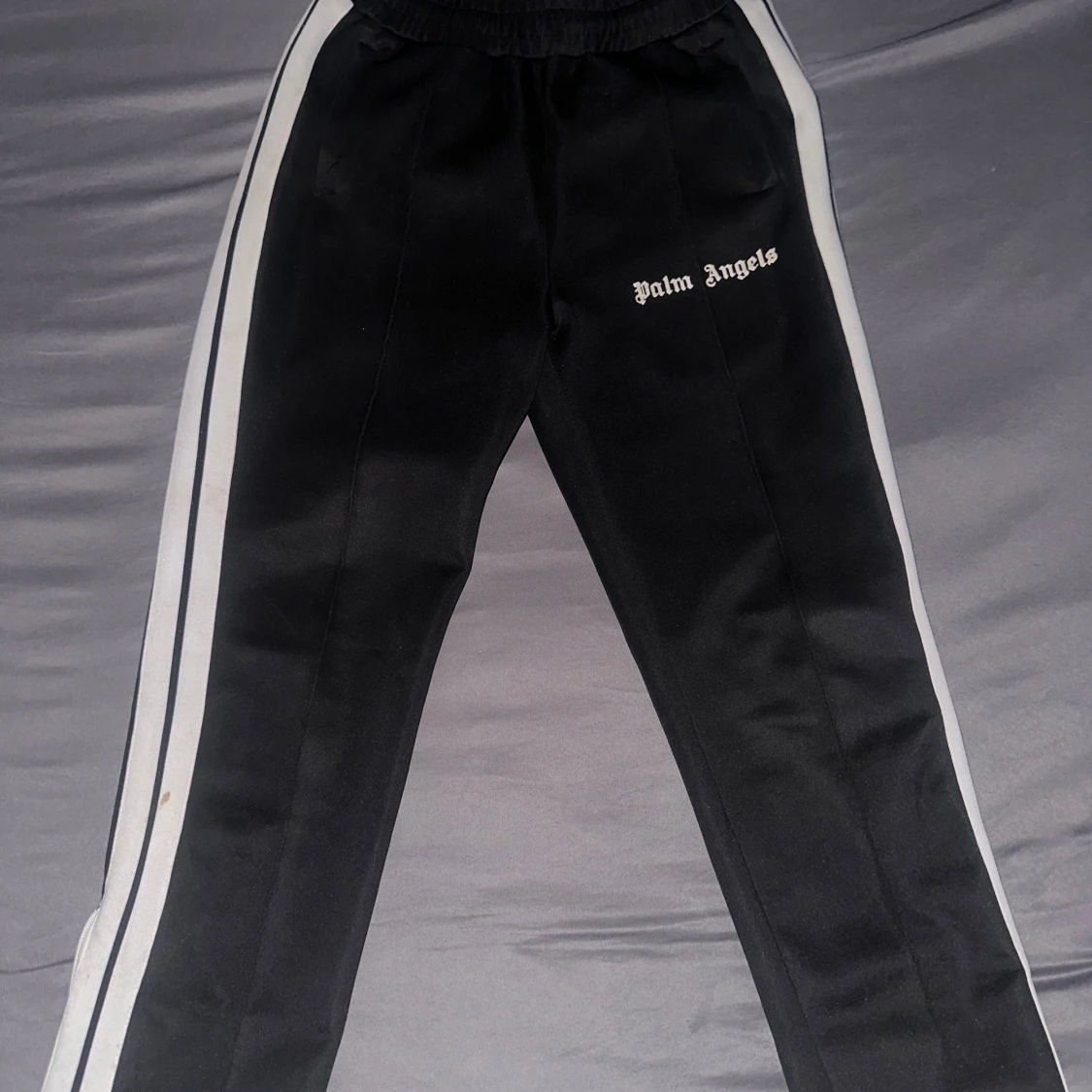 Palm Angels svarta trackpants med vita ränder
