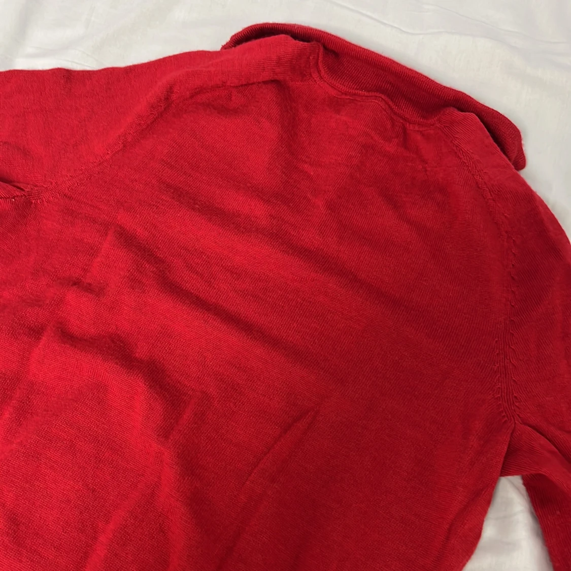 Röd merinoullströja från Morris XS - 2