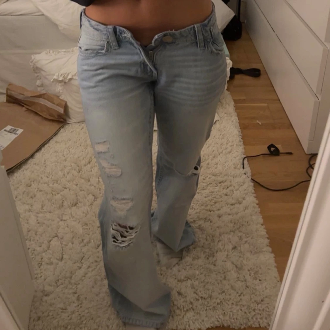 Lågmidjade jeans 